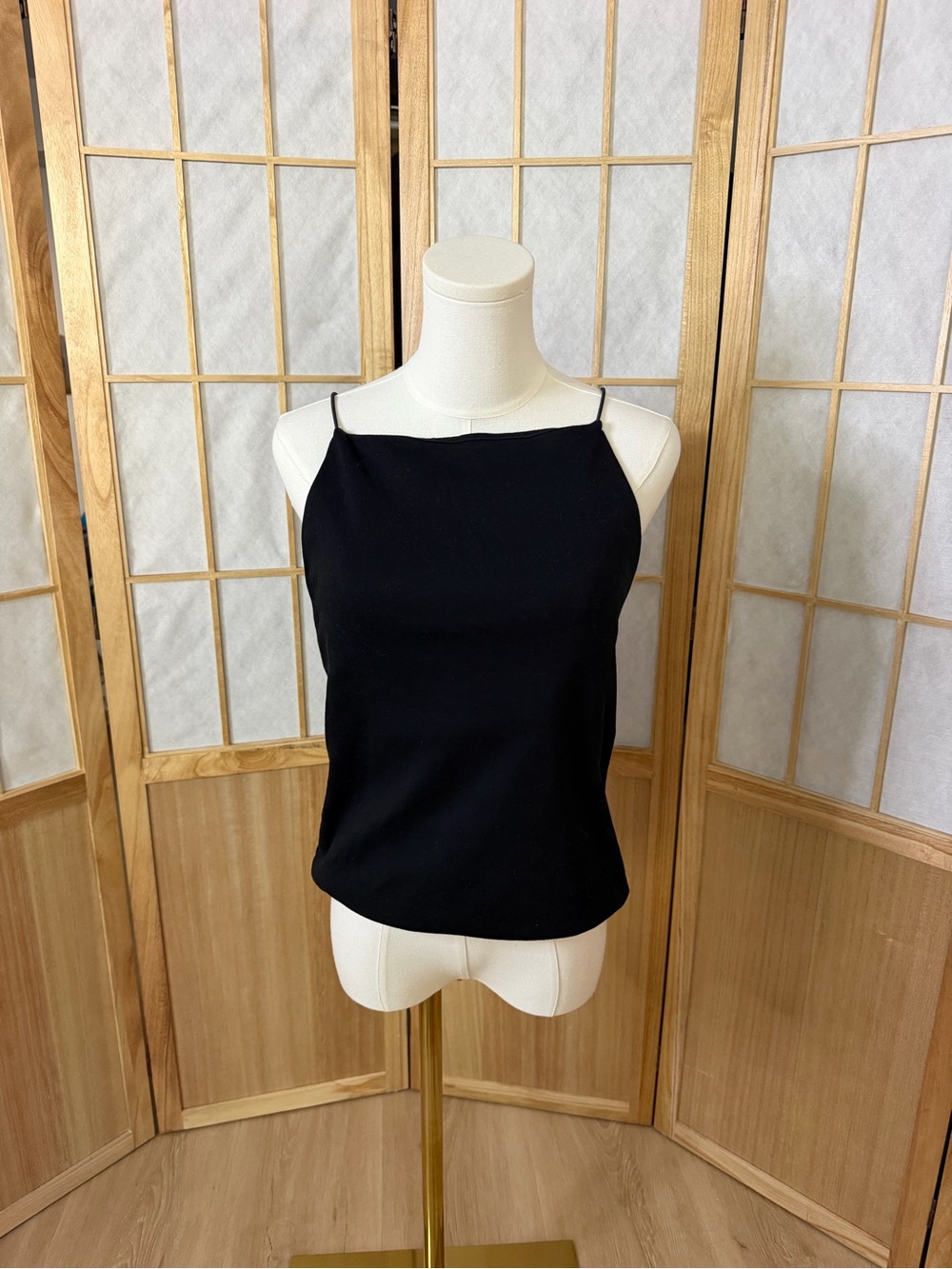 LOFT Black Spaghetti Strap Camisole